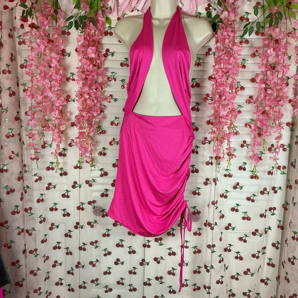 Pink Halter Dress